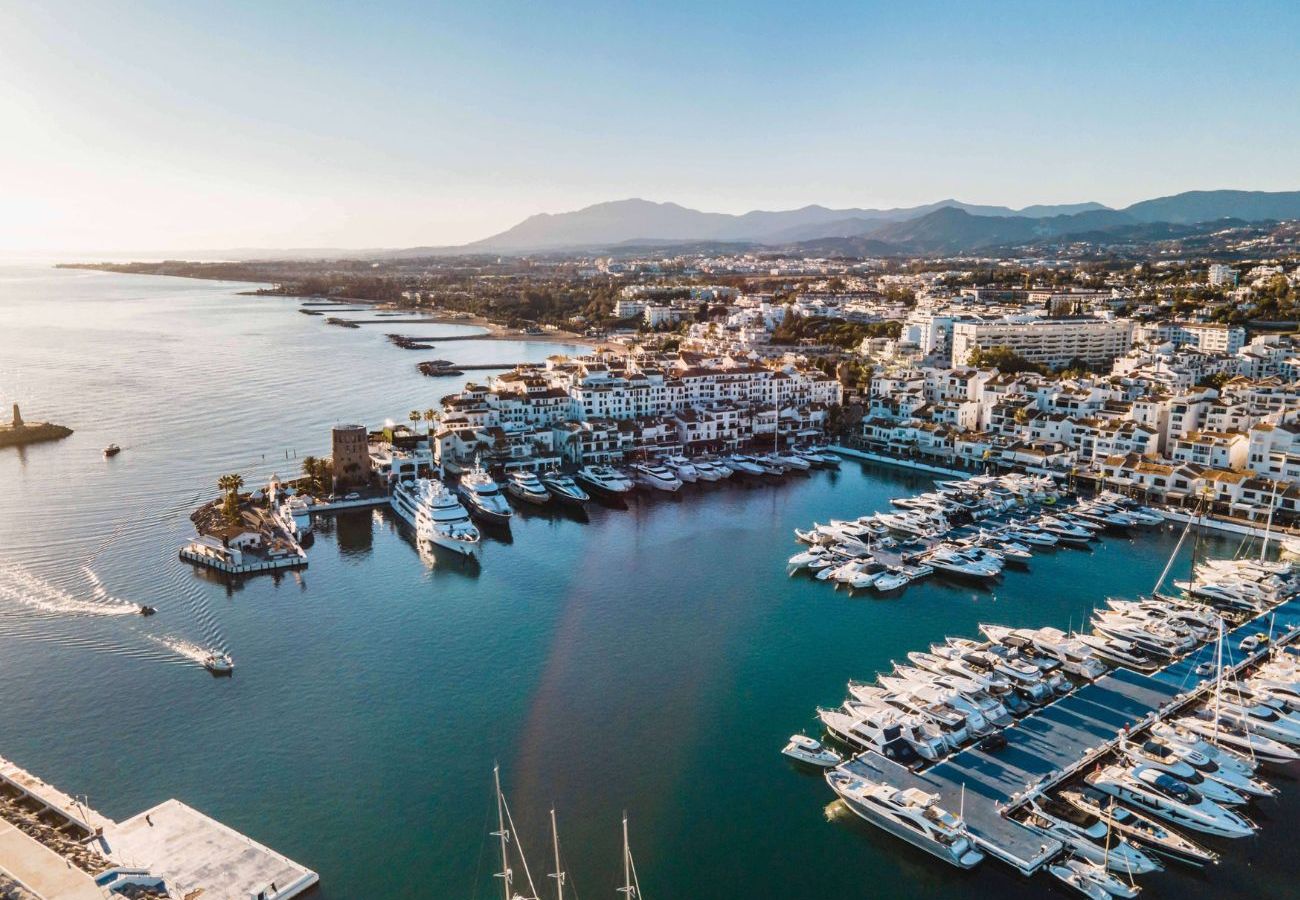 Lejlighed i Mijas - Luksus Penthouse tæt på strand, butikker, golf og fitnesscenter