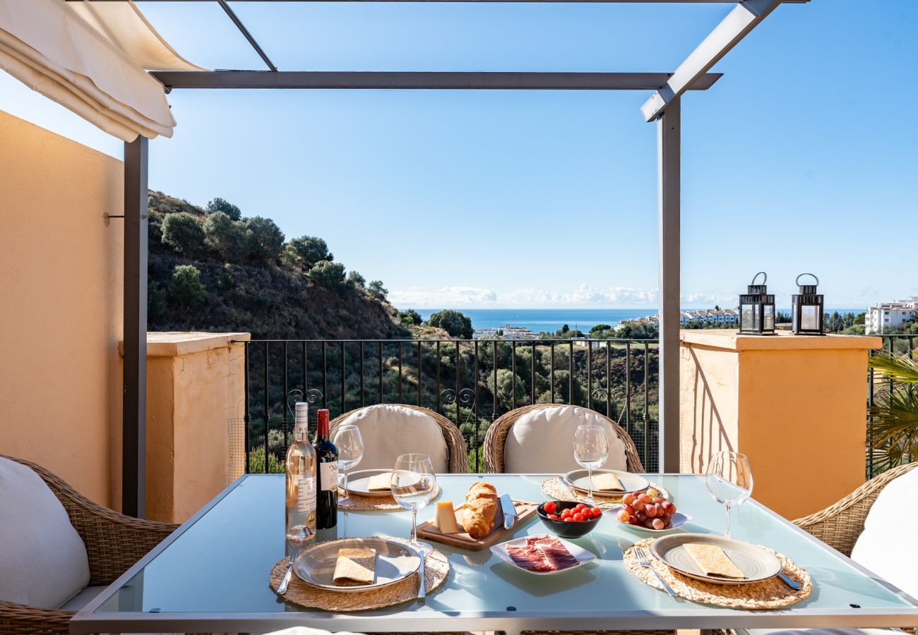 Lejlighed i Mijas - Luksus Penthouse tæt på strand, butikker, golf og fitnesscenter