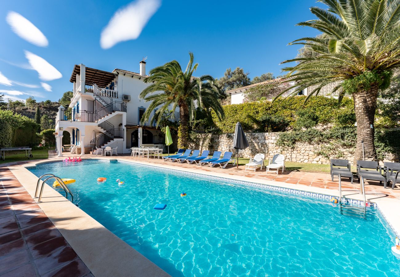 Villa i Mijas - Andalusisk villa med havudsigt nær Mijas Pueblo