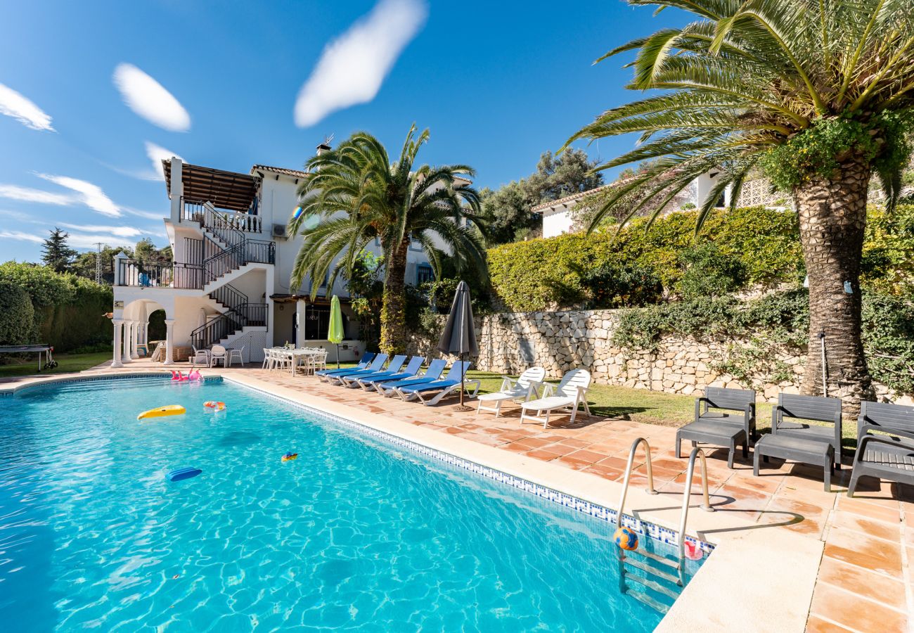 Villa i Mijas - Andalusisk villa med havudsigt nær Mijas Pueblo