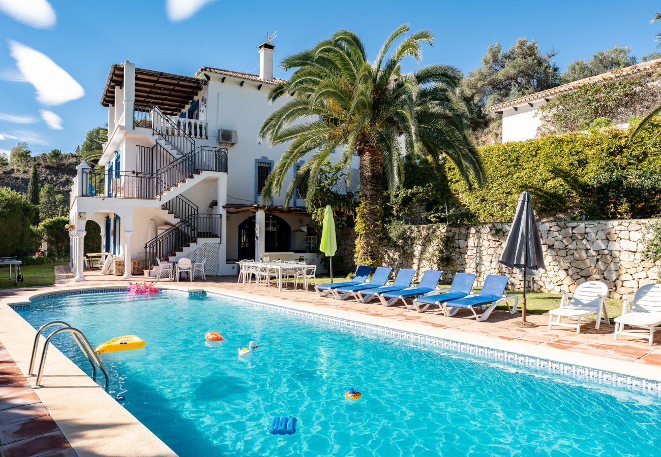 Villa i Mijas - Andalusisk villa med havudsigt nær Mijas Pueblo