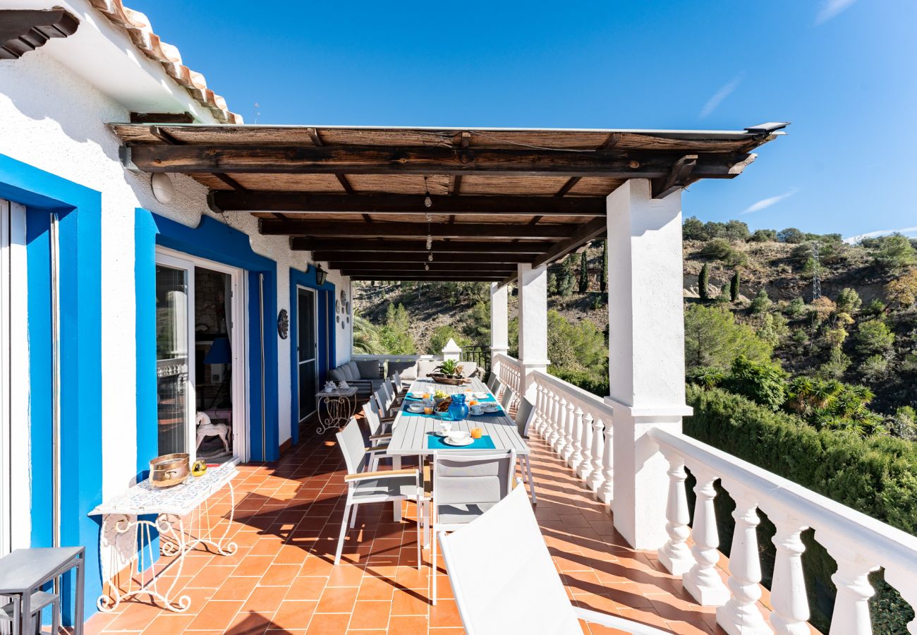 Villa i Mijas - Andalusisk villa med havudsigt nær Mijas Pueblo