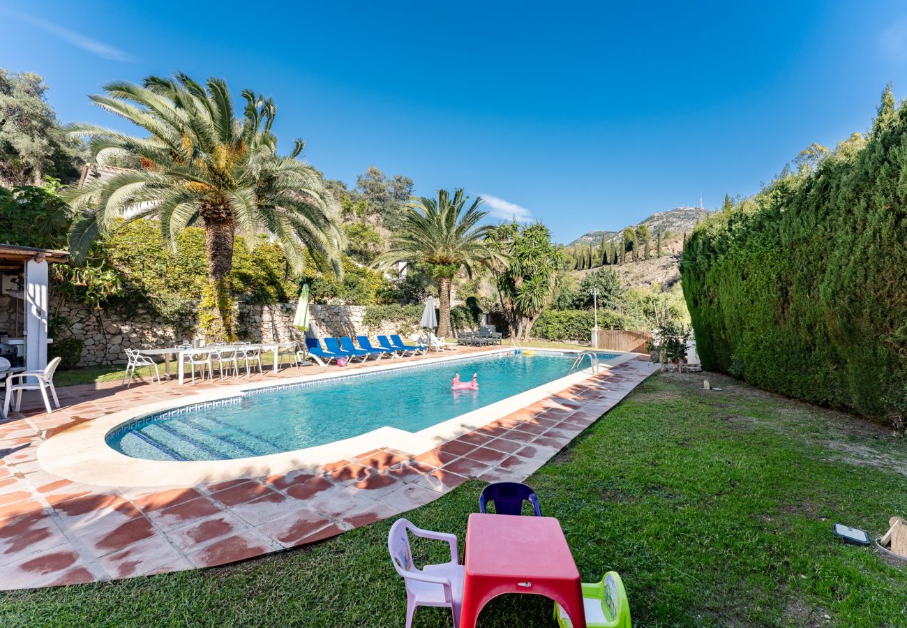 Villa i Mijas - Andalusisk villa med havudsigt nær Mijas Pueblo