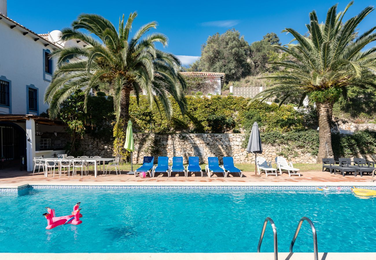 Villa i Mijas - Andalusisk villa med havudsigt nær Mijas Pueblo