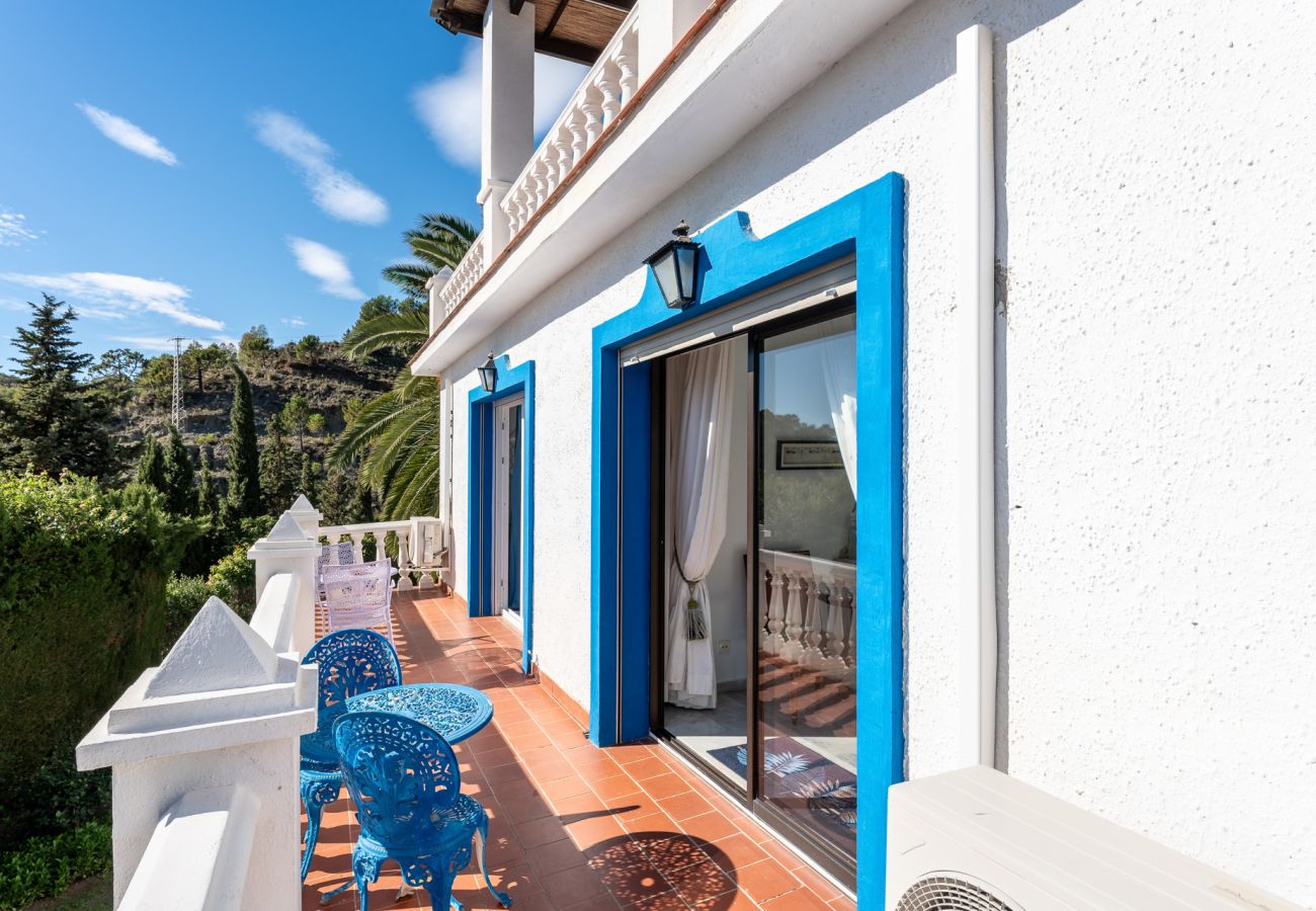 Villa i Mijas - Andalusisk villa med havudsigt nær Mijas Pueblo