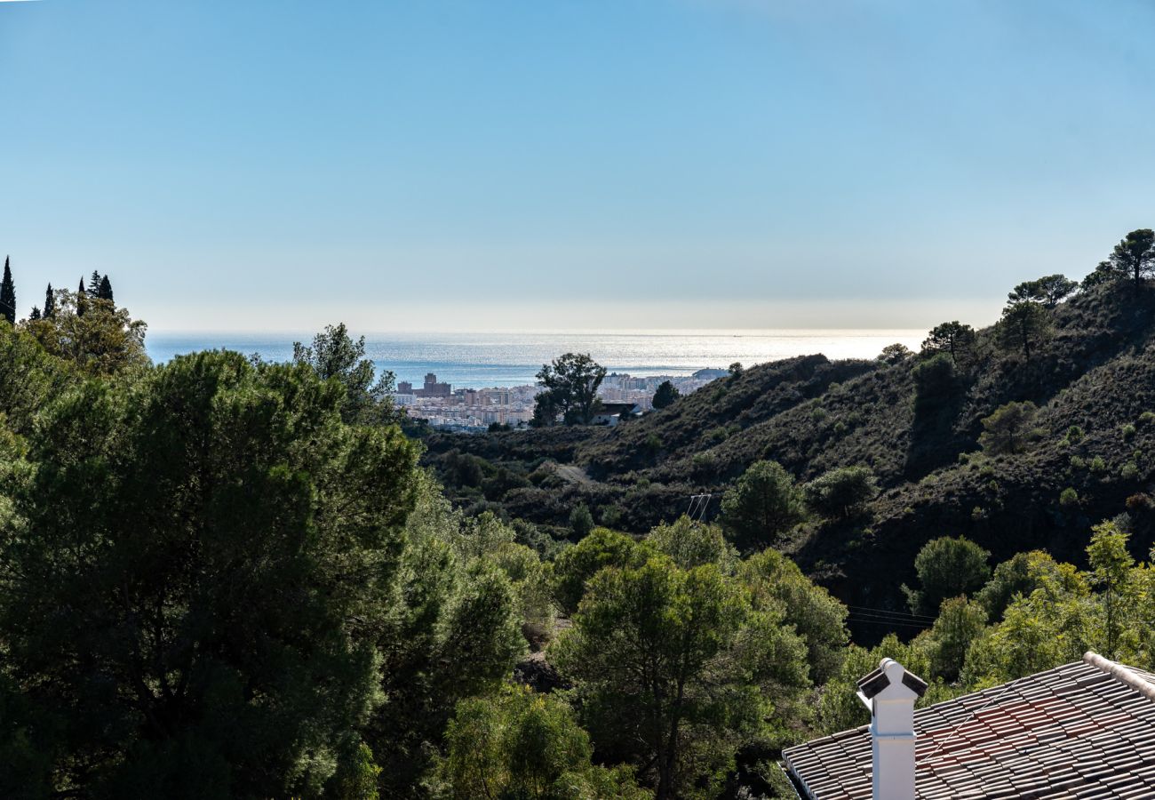 Villa i Mijas - Andalusisk villa med havudsigt nær Mijas Pueblo