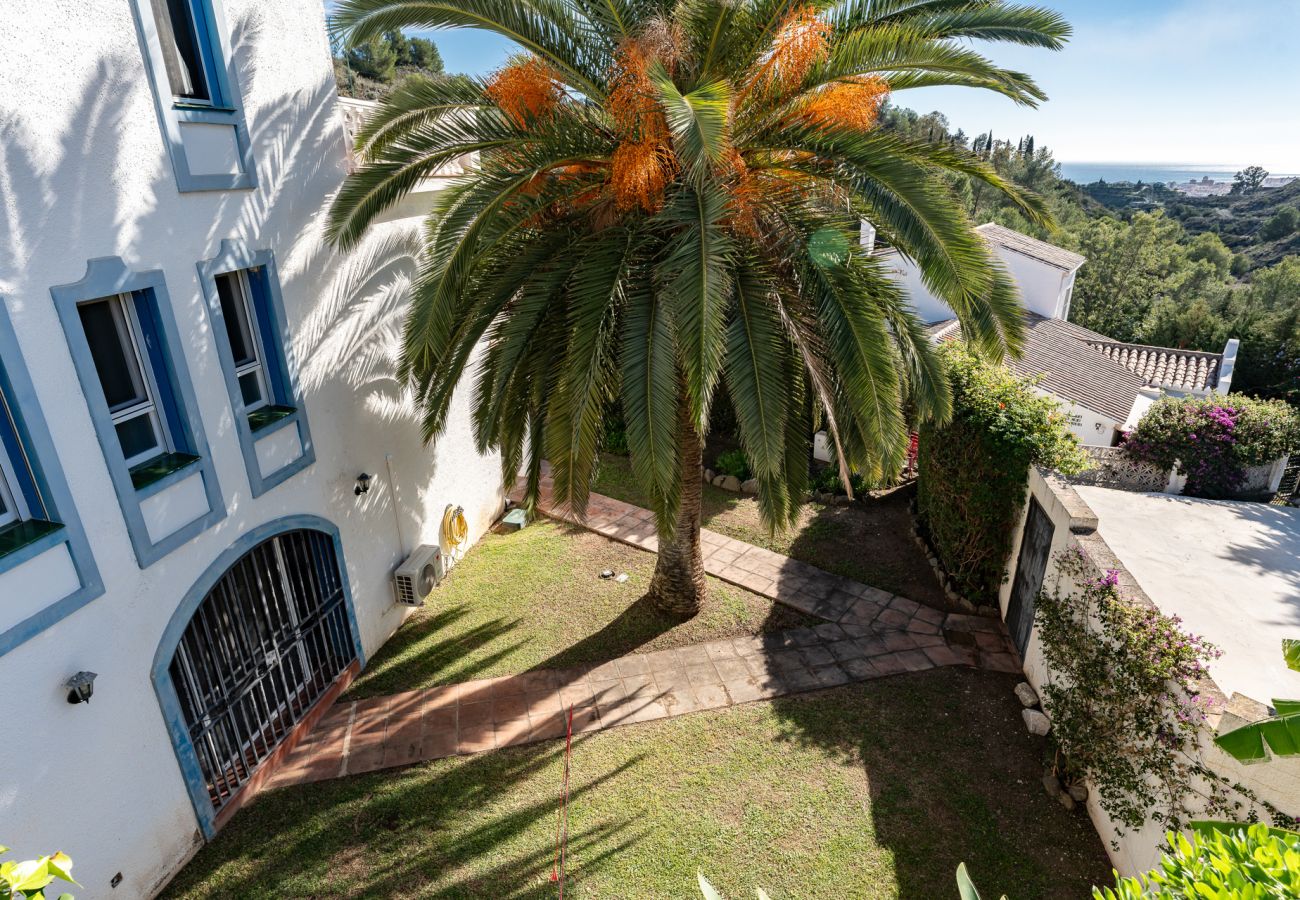 Villa i Mijas - Andalusisk villa med havudsigt nær Mijas Pueblo