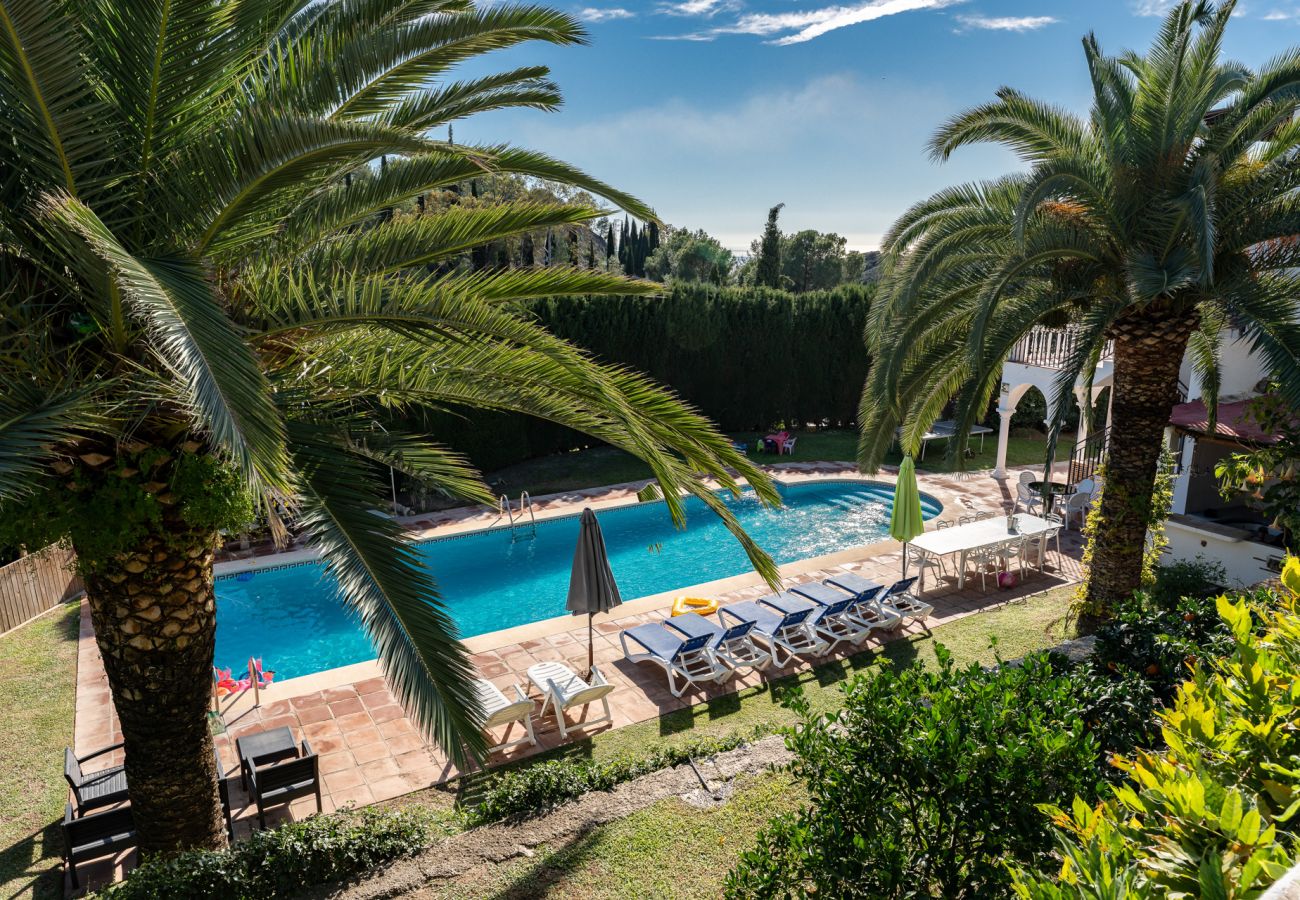 Villa i Mijas - Andalusisk villa med havudsigt nær Mijas Pueblo