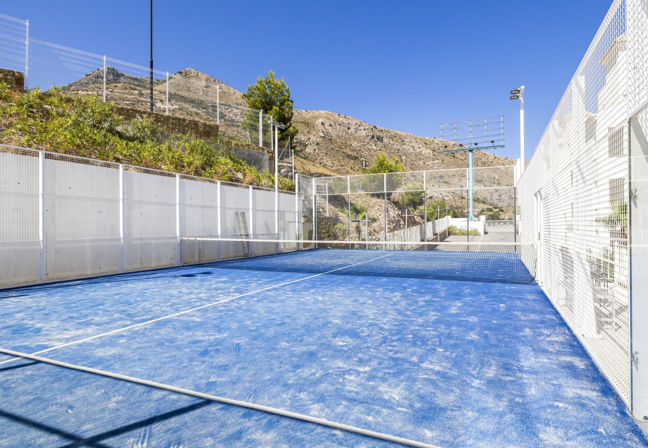 Lejlighed i Benalmádena - Teide Deluxe med havudsigt, fitness, jacuzzi og pool