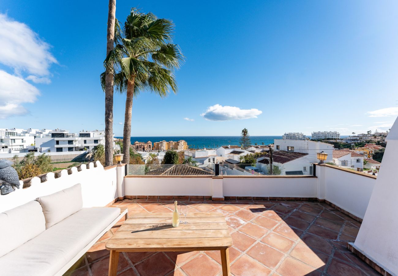 Villa i Mijas Costa - Skøn villa med havudsigt med kun 7 minutters gang til Fuengirola Strand