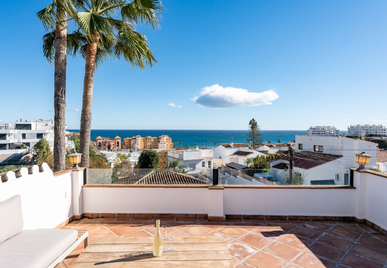 Villa i Mijas Costa - Skøn villa med havudsigt med kun 7 minutters gang til Fuengirola Strand