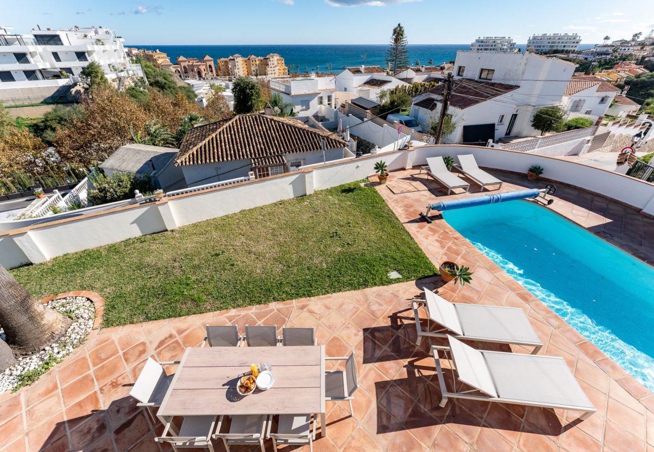 Villa i Mijas Costa - Skøn villa med havudsigt med kun 7 minutters gang til Fuengirola Strand