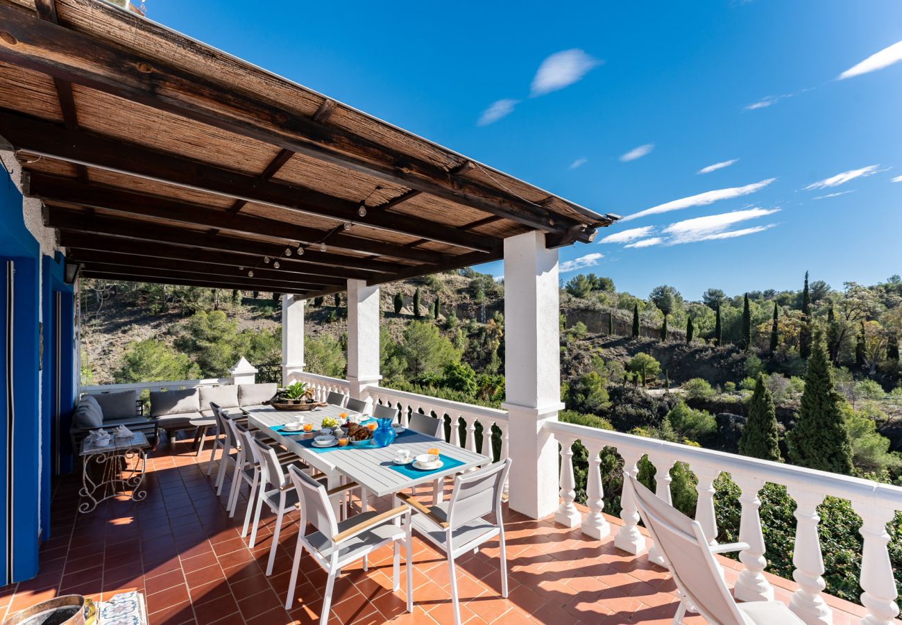 Villa en Mijas - Villa andaluza con vistas al mar cerca de Mijas Pueblo