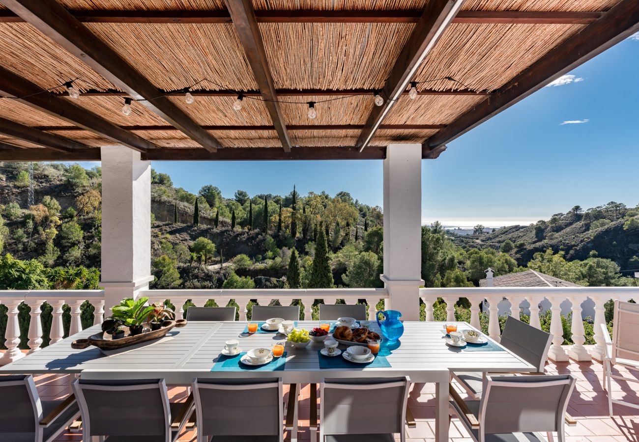 Villa en Mijas - Villa andaluza con vistas al mar cerca de Mijas Pueblo