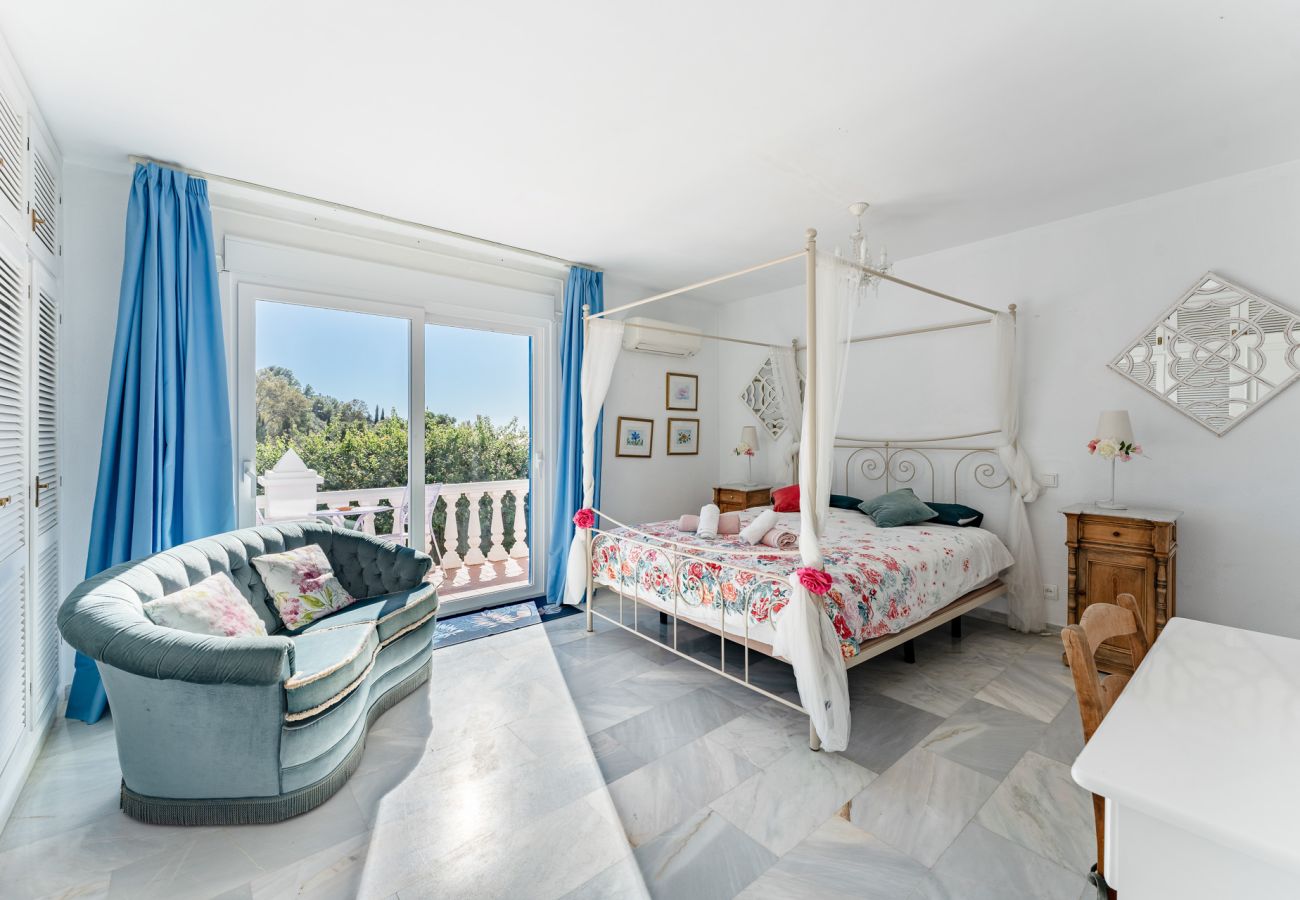 Villa en Mijas - Villa andaluza con vistas al mar cerca de Mijas Pueblo