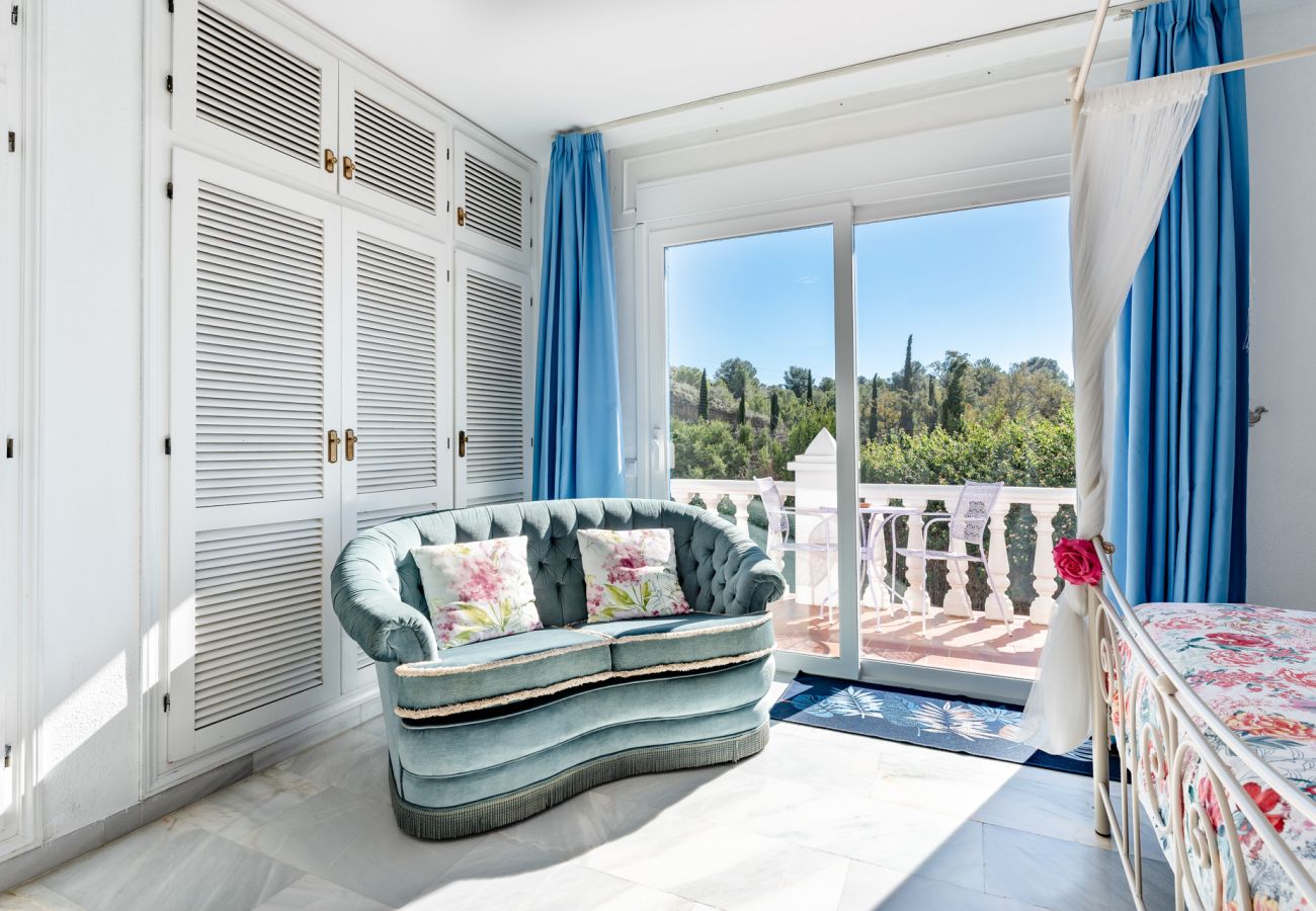 Villa en Mijas - Villa andaluza con vistas al mar cerca de Mijas Pueblo